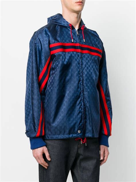 gucci monogram shell jacket|Gucci long sleeve logo shirt.